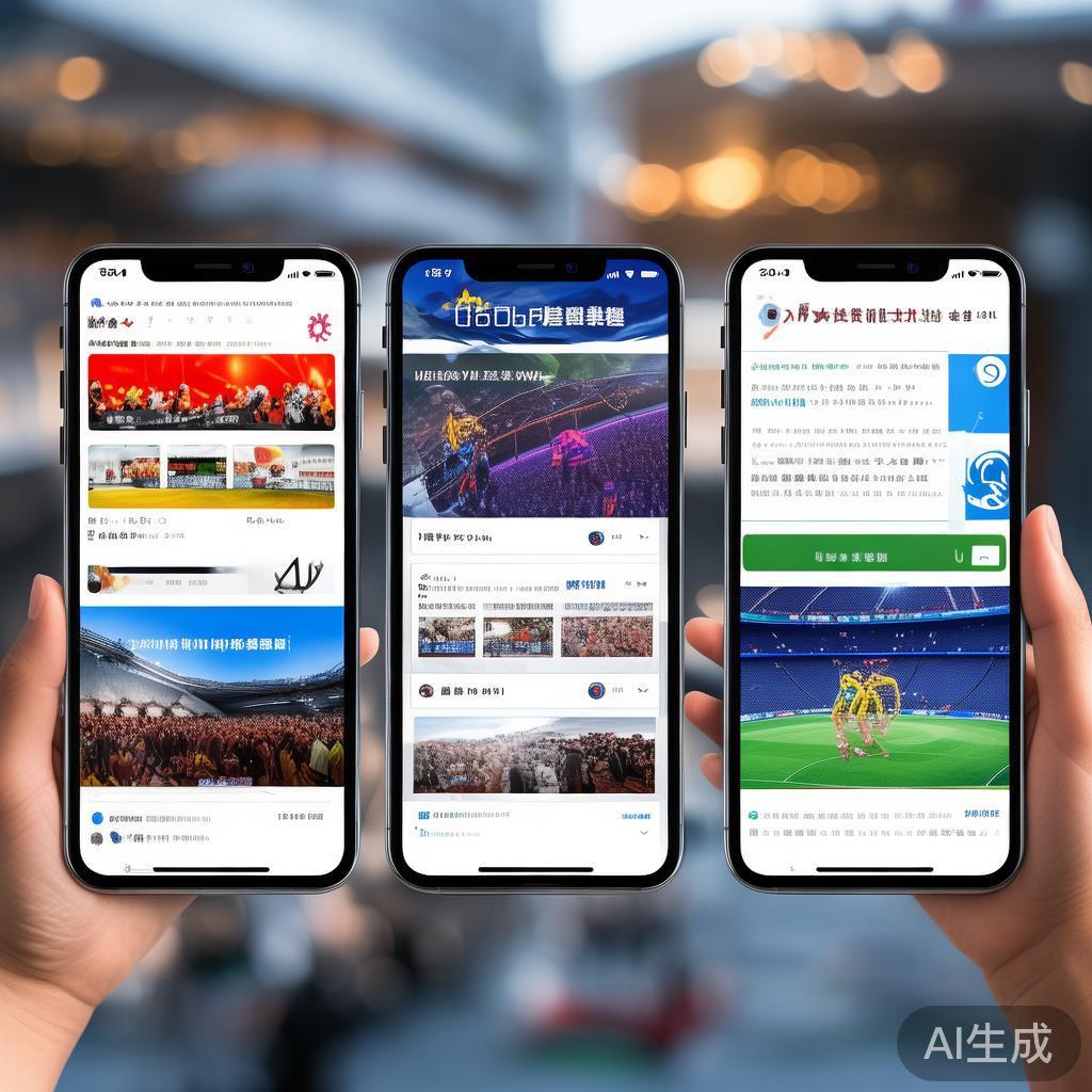 完成下载安装后，用户可以通过首页的赛事直播、体育资